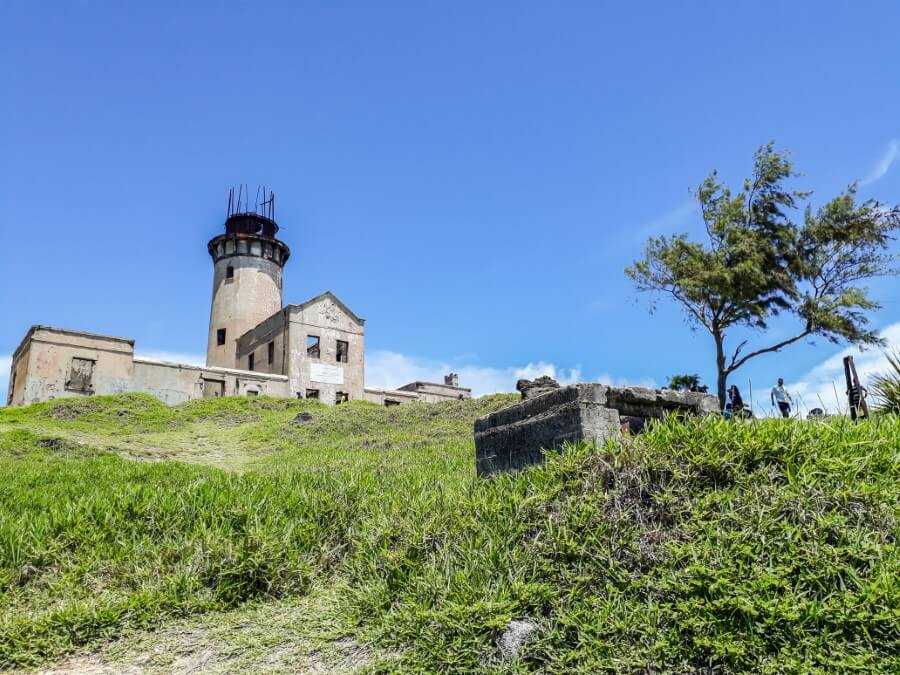 Lighthouse on Ile aux Fouquets National Park 