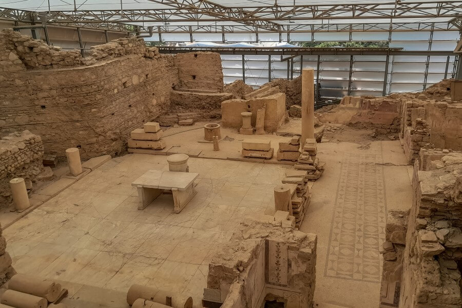 ruins of the terrace houses at Ephesus